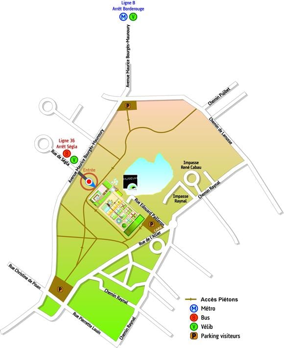 mapa ng Toulouse hardin